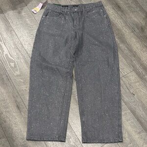 Shimmer Gray Speckled Jeans